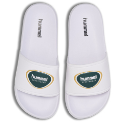 hummel Pool Slide Badge Badelatschen 9208 - white/green 46