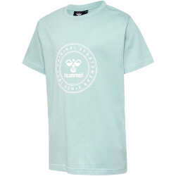 hummel hmlTRES Circle T-Shirt Kinder 7405 - blue surf 92