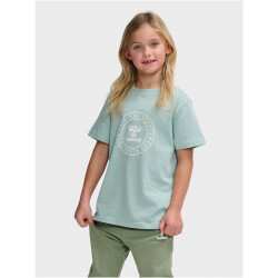hummel hmlTRES Circle T-Shirt Kinder 7405 - blue surf 92