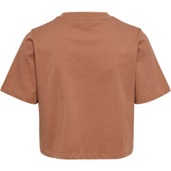 hummel hmlLGC MALU Cropped T-Shirt Damen 8143 - mocha...