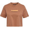 hummel hmlLGC MALU Cropped T-Shirt Damen 8143 - mocha mousse XL