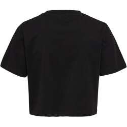 hummel hmlLGC MALU Cropped T-Shirt Damen 2001 - black XS
