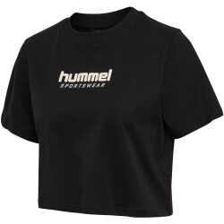 hummel hmlLGC MALU Cropped T-Shirt Damen 2001 - black M