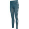 hummel hmlMT DROPS Seamless Mid-Waist Leggings Damen 7332 - stargazer/silver lining S