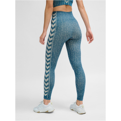 hummel hmlMT DROPS Seamless Mid-Waist Leggings Damen 7332 - stargazer/silver lining XL
