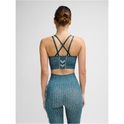 hummel hmlMT DROPS Seamless Sport-BH Damen 7332 - stargazer/silver lining XS
