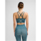 hummel hmlMT DROPS Seamless Sport-BH Damen 7332 - stargazer/silver lining XS