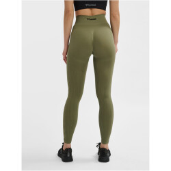 hummel hmlMT DEFINE Seamless Scrunch Leggings Damen 6754 - deep lichen green XL