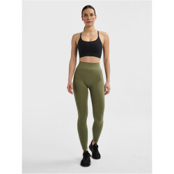 hummel hmlMT DEFINE Seamless Scrunch Leggings Damen 6754 - deep lichen green XL