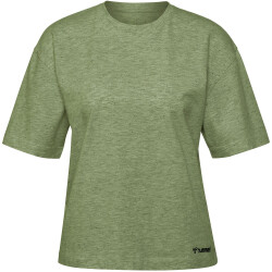 hummel hmlMT ULTRA Shorts T-Shirt Damen 6120 - deep lichen green melange M