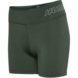 hummel hmlTE FUNDAMENTAL kurze Mid-Waist Leggings Damen...