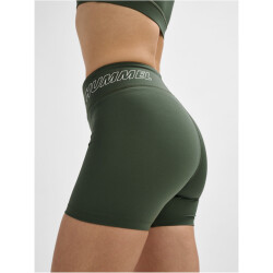 hummel hmlTE FUNDAMENTAL kurze Mid-Waist Leggings Damen 6126 - climbing ivy XL