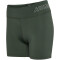 hummel hmlTE FUNDAMENTAL kurze Mid-Waist Leggings Damen 6126 - climbing ivy XL
