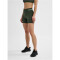 hummel hmlTE FUNDAMENTAL kurze Mid-Waist Leggings Damen 6126 - climbing ivy XL