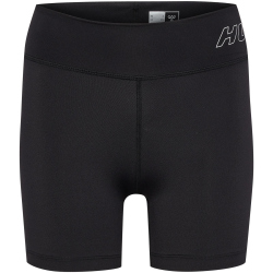hummel hmlTE FUNDAMENTAL kurze Mid-Waist Leggings Damen 2114 - black/white XS