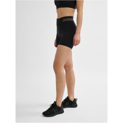 hummel hmlTE Fundamental Mid-Waist Shorts Damen 2114 - black/white XS