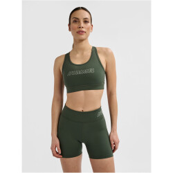 hummel hmlTE FUNDAMENTAL Sport-BH Damen 6126 - climbing ivy S