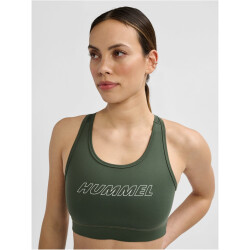 hummel hmlTE FUNDAMENTAL Sport-BH Damen 6126 - climbing ivy S