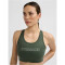 hummel hmlTE FUNDAMENTAL Sport-BH Damen 6126 - climbing ivy S