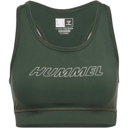 hummel hmlTE FUNDAMENTAL Sport-BH Damen 6126 - climbing ivy XL