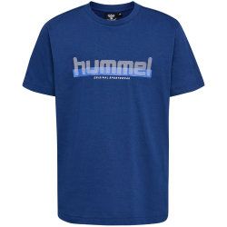hummel hmlVANG T-Shirt Jungen 7424 - estate blue 110