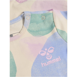 hummel hmlANNY langarm Baby-Strampler M&auml;dchen 8141 - whitecap gray 68