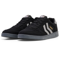 hummel Perfekt Suede Handballschuhe 2448 - black/grey 46