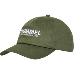 hummel hmlLEGACY Core Baseball Cap 6754 - deep lichen green