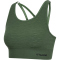 hummel hmlMT FOCUS Seamless Sport-BH Damen 6126 - climbing ivy XS