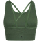 hummel hmlMT FOCUS Seamless Sport-BH Damen 6126 - climbing ivy XS