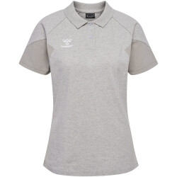 hummel hmlTRAVEL Poloshirt Damen 2010 - light grey melange XXL