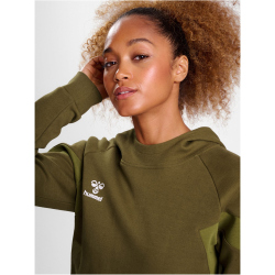 hummel hmlTRAVEL Sweat-Hoodie Damen 6599 - military olive XS