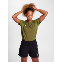 hummel hmlTRAVEL T-Shirt Damen 6599 - military olive XS