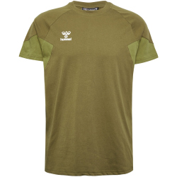 hummel hmlTRAVEL T-Shirt 6599 - military olive S