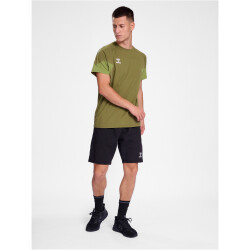 hummel hmlTRAVEL T-Shirt 6599 - military olive S