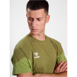hummel hmlTRAVEL T-Shirt 6599 - military olive S