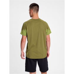 hummel hmlTRAVEL T-Shirt 6599 - military olive 3XL