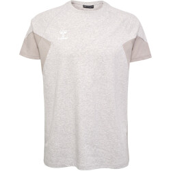 hummel hmlTRAVEL T-Shirt 2010 - light grey melange XXL