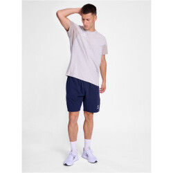hummel hmlTRAVEL T-Shirt 2010 - light grey melange XXL
