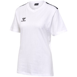 hummel hmlAUTHENTIC Baumwoll-Shirt Damen 9001 - white XS