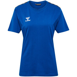 hummel hmlAUTHENTIC Baumwoll-Shirt Damen 7045 - true blue XS