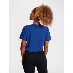 hummel hmlAUTHENTIC Baumwoll-Shirt Damen 7045 - true blue XS