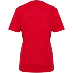 hummel hmlAUTHENTIC Baumwoll-Shirt Damen 3062 - true red XXL