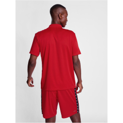 hummel Authentic Funktions-Poloshirt 3062 - true red XS