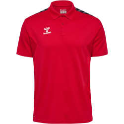 hummel hmlAUTHENTIC Funktions-Poloshirt 3062 - true red XS
