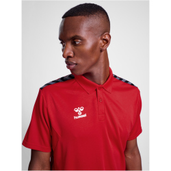 hummel hmlAUTHENTIC Funktions-Poloshirt 3062 - true red XS