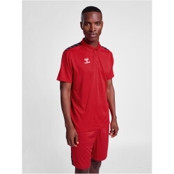 hummel hmlAUTHENTIC Funktions-Poloshirt 3062 - true red M