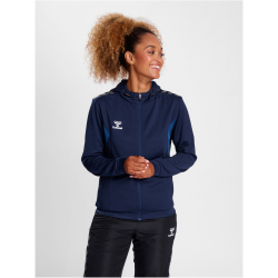 hummel hmlAUTHENTIC Poly Kapuzenjacke Damen 7026 - marine XS
