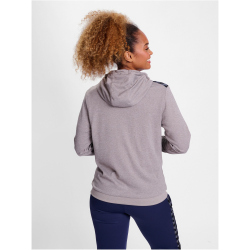 hummel Authentic Poly Kapuzenjacke Damen 2006 - grey melange XS