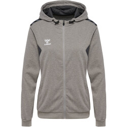 hummel hmlAUTHENTIC Poly Kapuzenjacke Damen 2006 - grey melange XS